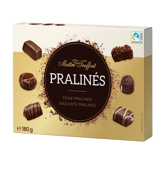Maitre Truffout Pralinés 180g hnědé