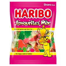 Haribo Favourites Mix želé s ovocnými příchutěmi 175g